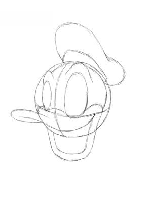 How to draw: Donald Duck 10