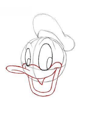 How to draw: Donald Duck 12