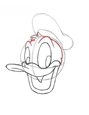 How to draw: Donald Duck 13