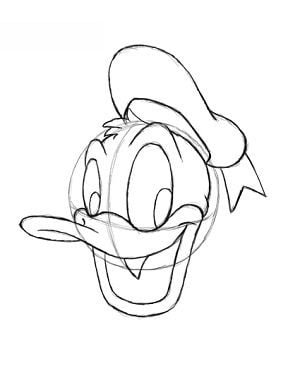 Tutorial de dibujo: Pato Donald