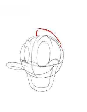 How to draw: Donald Duck 8