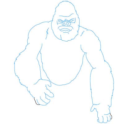 Tutorial de dibujo: King Kong