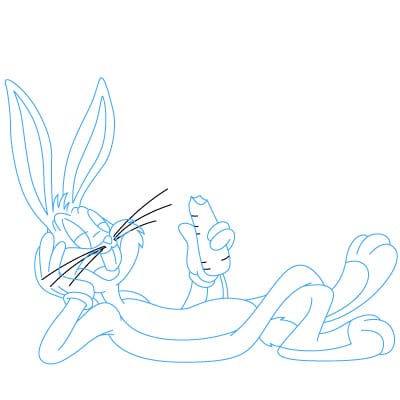 How to draw: Bugs Bunny 11