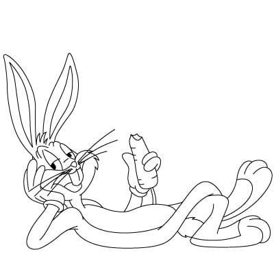 How to draw: Bugs Bunny 12