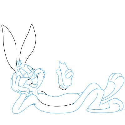 Zeichnen Tutorial: Bugs Bunny 10
