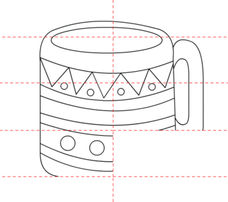 How to draw: Mug