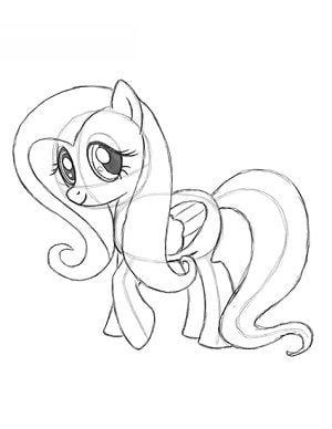 How to draw: Fluttershy