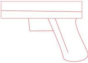 Jak narysować: Pistolet 1