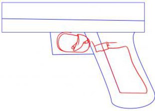 How to draw: Gun 2