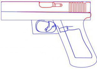 How to draw: Gun 3