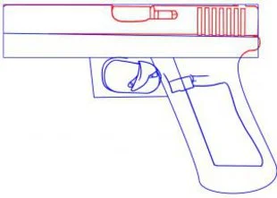 Jak narysować: Pistolet 3