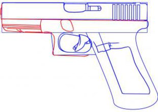 How to draw: Gun 4