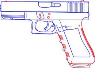 How to draw: Gun 5