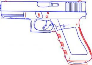 Jak narysować: Pistolet 5