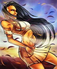 Zeichnen Tutorial: Pocahontas