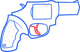 How to draw: Revolver