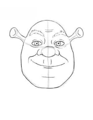 Zeichnen Tutorial: Shrek