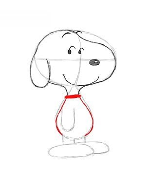 Zeichnen Tutorial: Snoopy