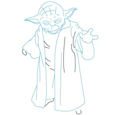 Jak narysować: Yoda 10