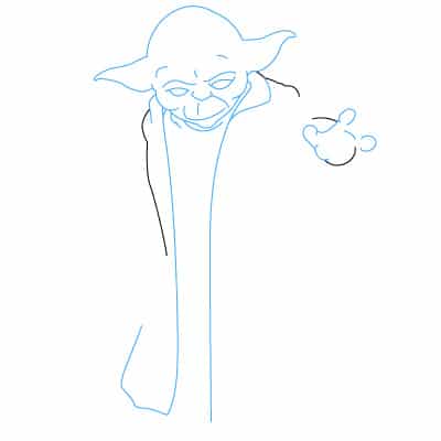Tutorial de dibujo: Yoda 7