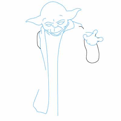 Tutorial de dibujo: Yoda 4