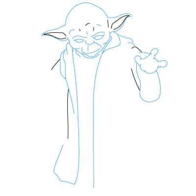 How to draw: Yoda 8