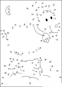 Connect The Dots: Numbers 1 – 100, Part 3, Printable For Kids & Adults 