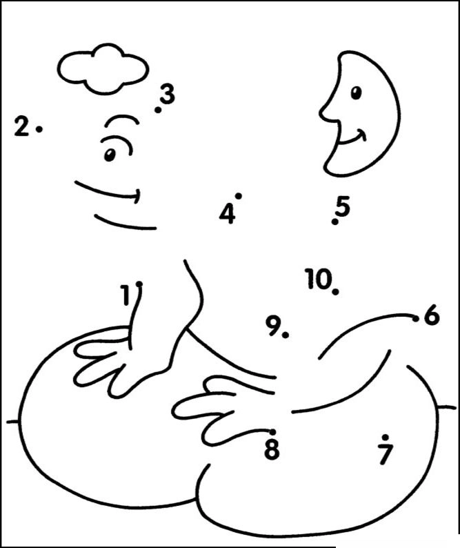Connect the dots numbers 1 10 part 1 printable for kids adults free
