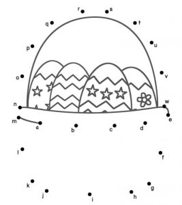 Connect the dots: Small letters, part 3, printable for kids &amp; adults, free