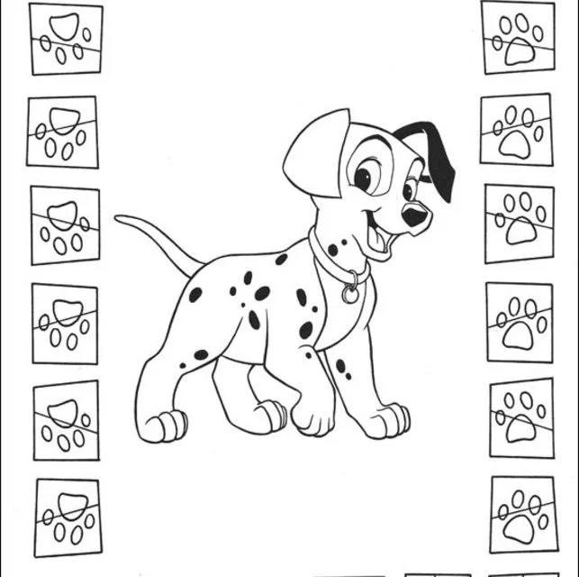 Dibujos para colorear: 101 Dálmatas
