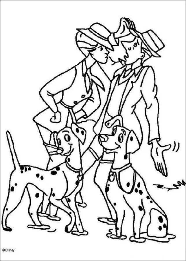 Dibujos para colorear: 101 Dálmatas 3
