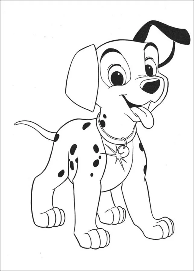 Dibujos para colorear: 101 Dálmatas 10
