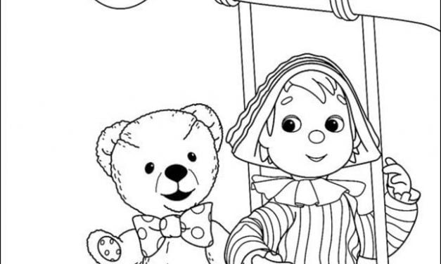 Coloring pages: Andy Pandy