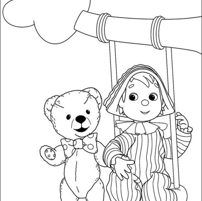 Coloring pages: Andy Pandy
