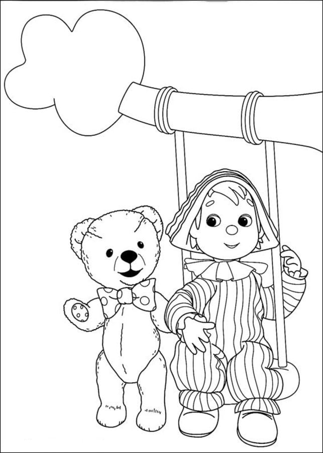Coloring pages: Andy Pandy