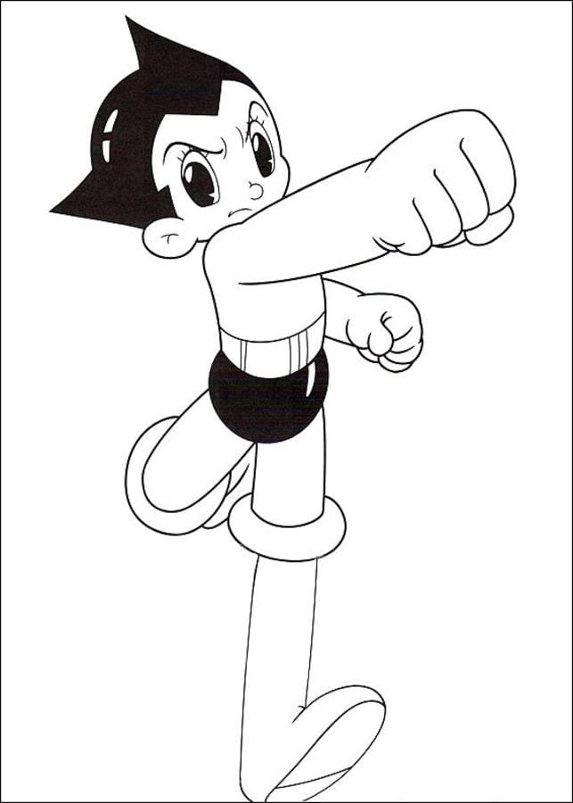 Ausmalbilder: Astro Boy