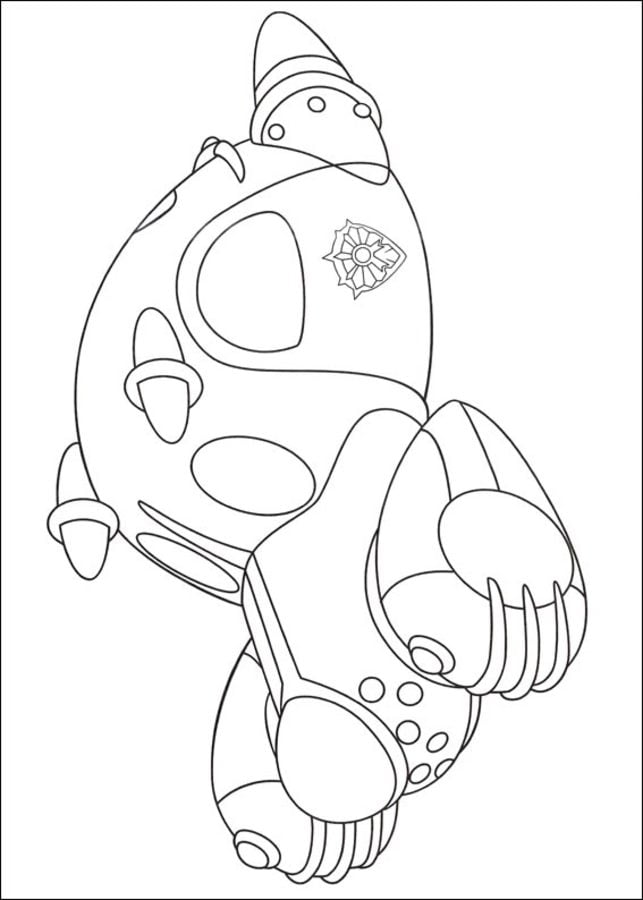 Coloriages: Astro, le petit robot