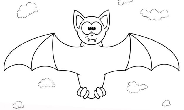 Coloring pages: Bat