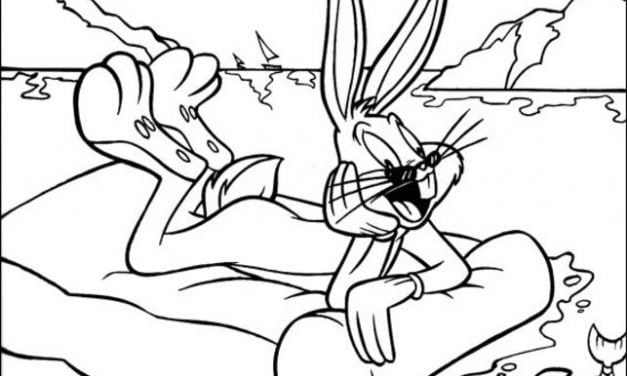 Ausmalbilder: Bugs Bunny
