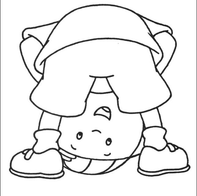 Coloring pages: Caillou