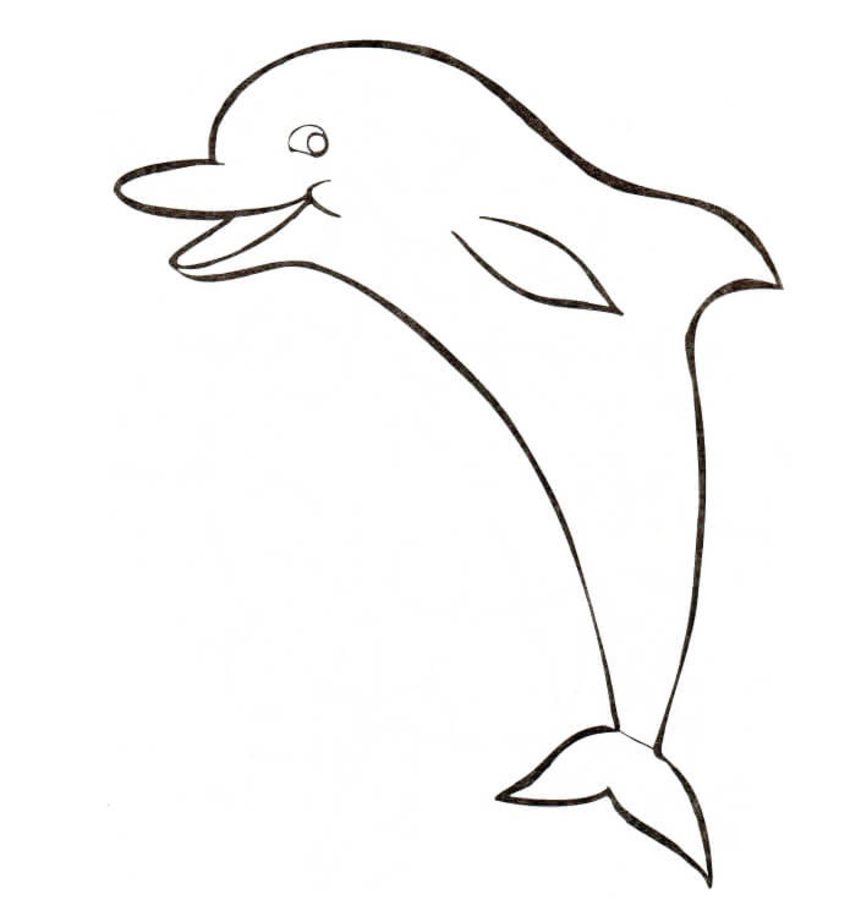 dolphins coloring pages  learny kids