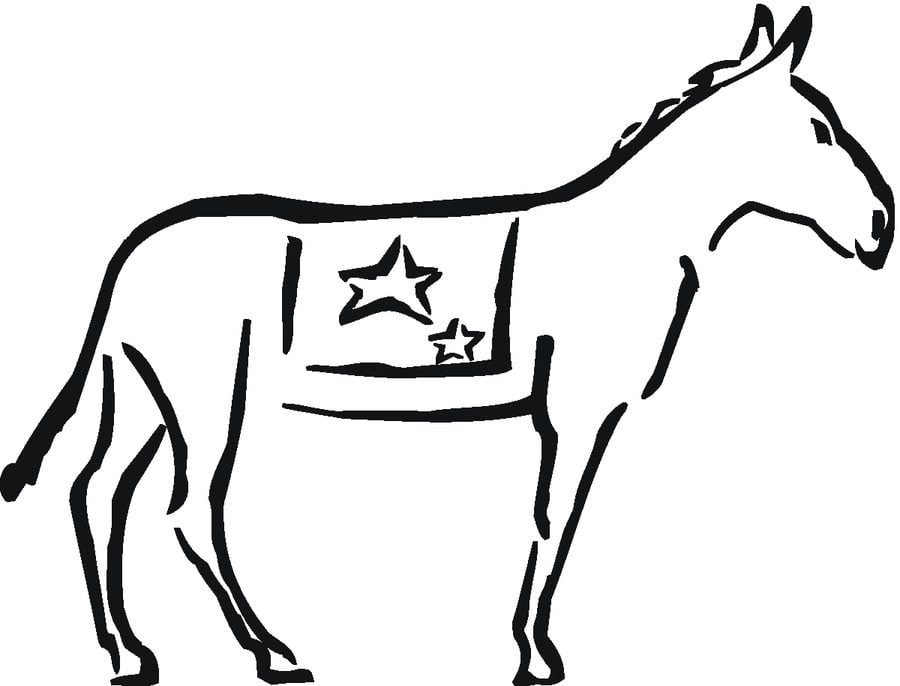Coloring pages: Donkey