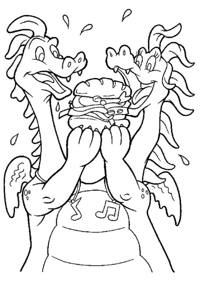 Coloring pages: Dragon Tales 2