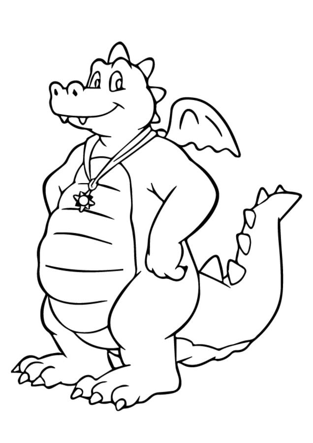 Coloring pages: Dragon Tales 3