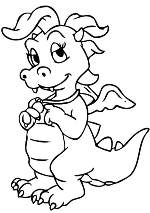 Coloring pages: Dragon Tales 5