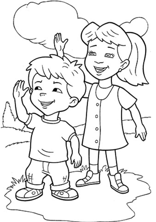 Coloring pages: Dragon Tales 6
