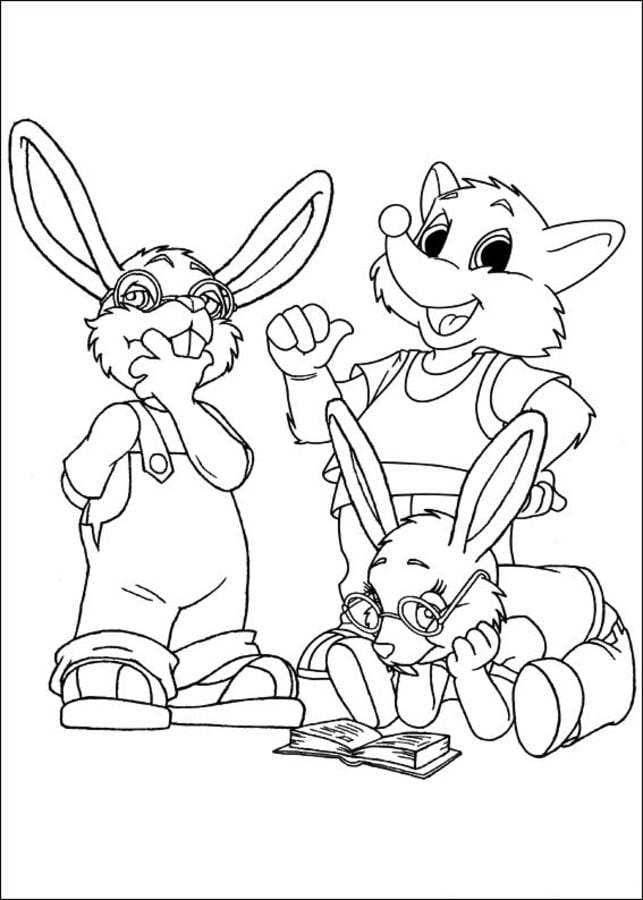 Coloring pages: Forest Friends