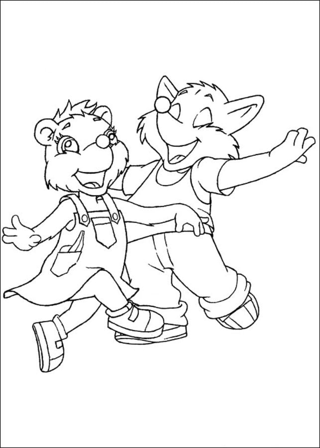 Coloring pages: Forest Friends