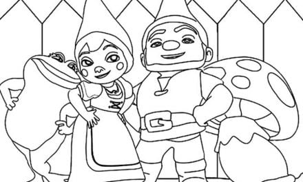Disegni da colorare: Gnomeo e Giulietta