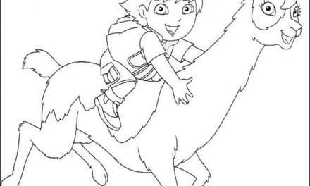 Coloring pages: Go, Diego, Go!